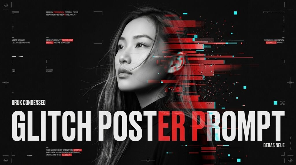 woman with digital glitch effect 202607191511