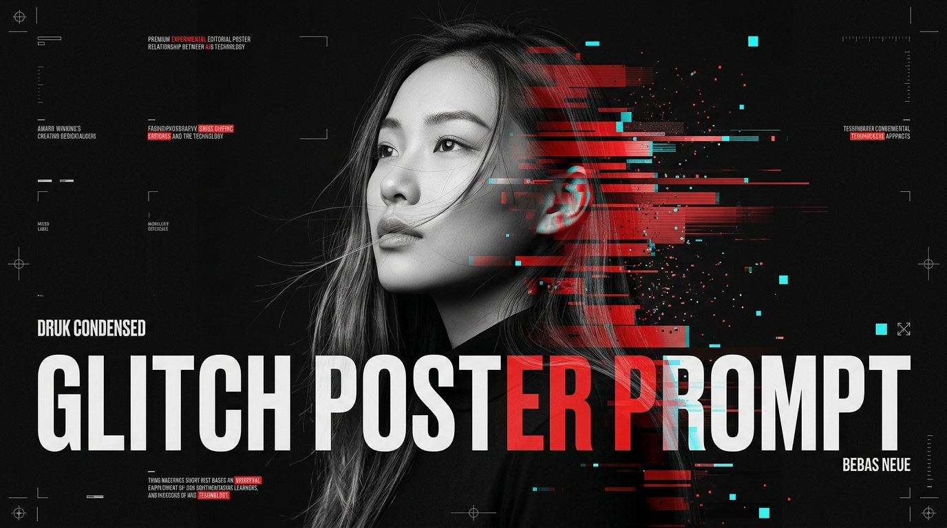 woman with digital glitch effect 202607191511